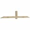 Ekena Millwork Eugene Rough Sawn Timber Gable Bracket, Douglas Fir, 108"W x 18"H x 4"D x 4"F, 4/12 Pitch GBW108X18X0404EUG00RDF - alternate 2